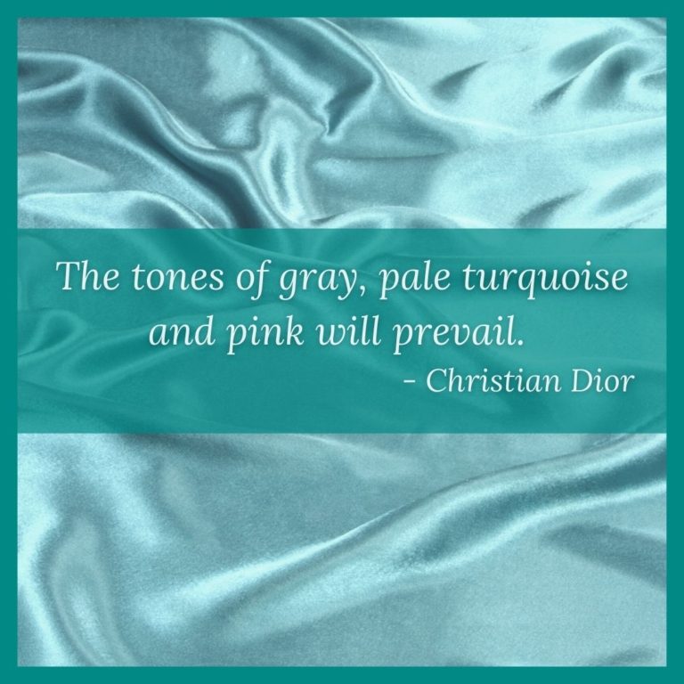 quote in teal dior