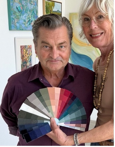 Bob with color consultant