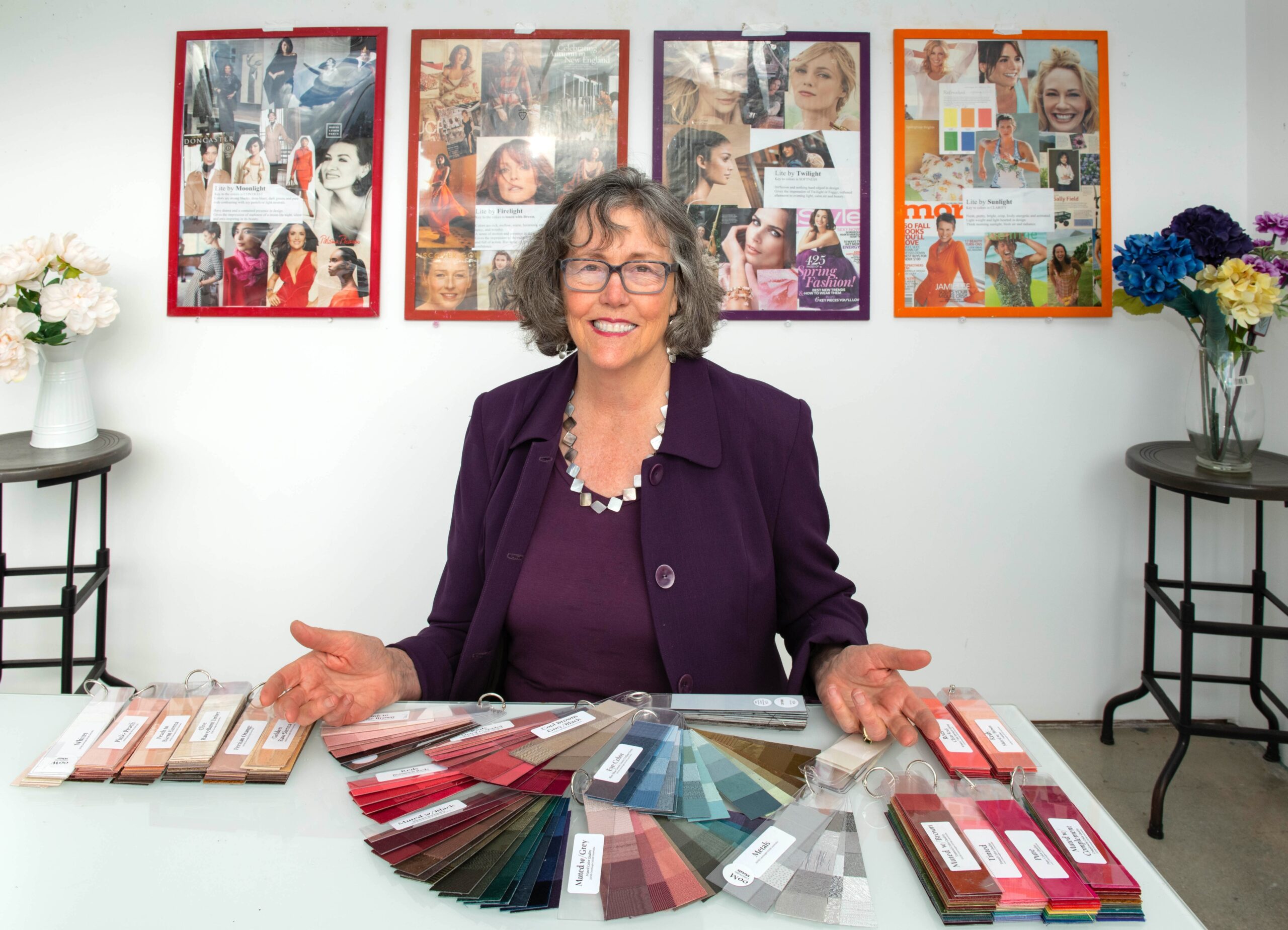 CI-2025-MaryLou-ColorProfilePalettes-5712 Mary Lou Manlove helps color proessionals master color with color workshops in San Mateo, CA.